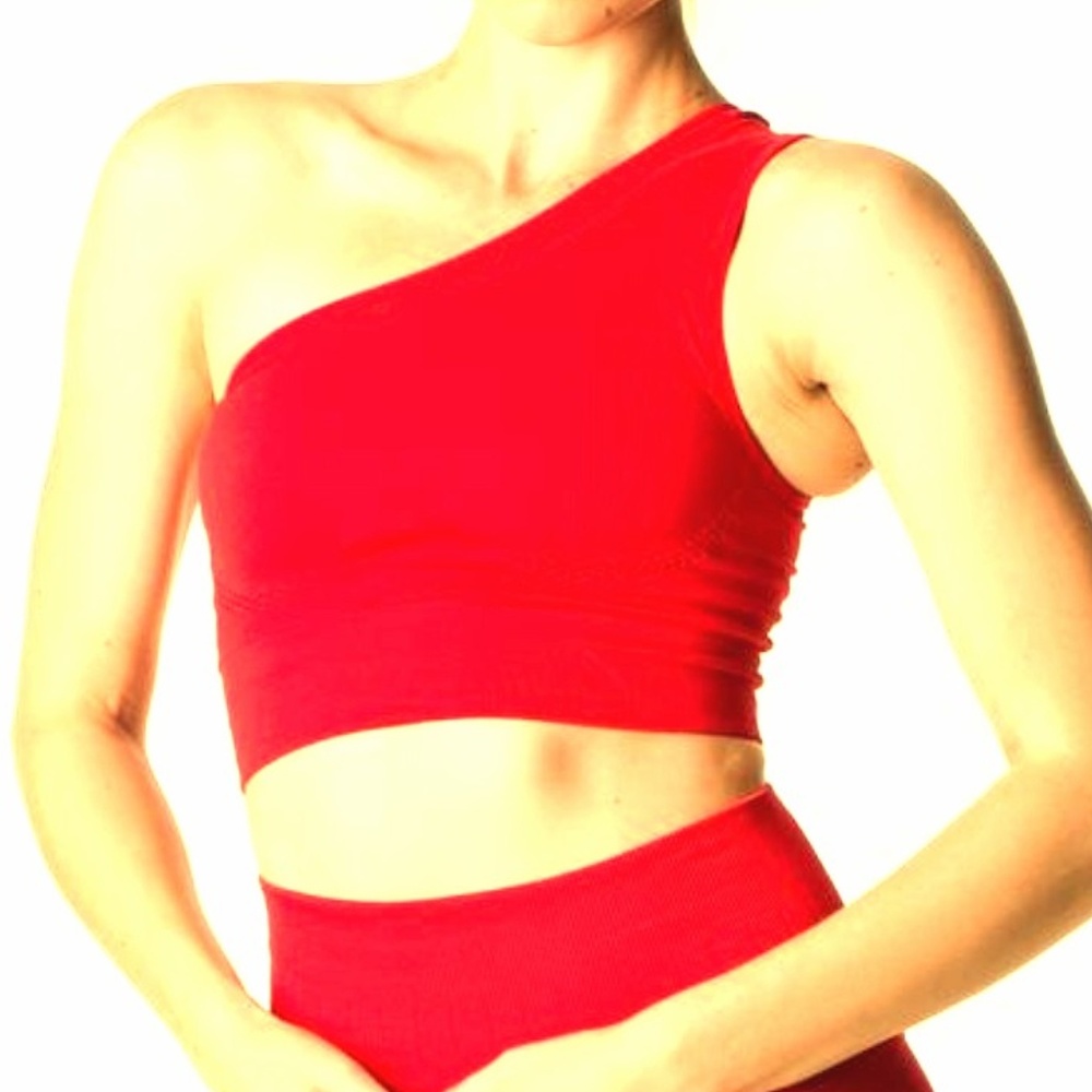 Avocado One Strap Sports Bra